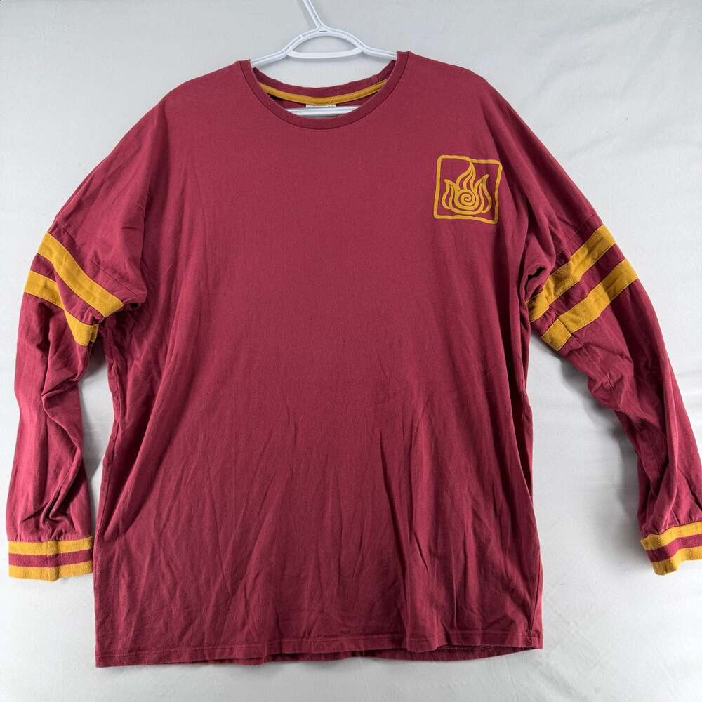 1154 Large BoxLunch Avatar: The Last Airbender Fire Nation Hype Long Sleeve